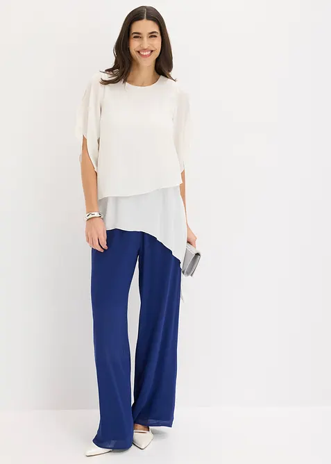 Blusa asimmetrica a pi&ugrave; veli, bonprix