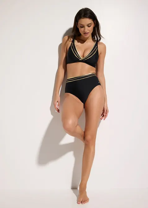 Bikini a bustier effetto incrociato (set 2 pezzi), bonprix