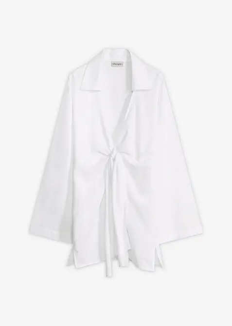 Camicia da spiaggia in misto viscosa fluido, bonprix