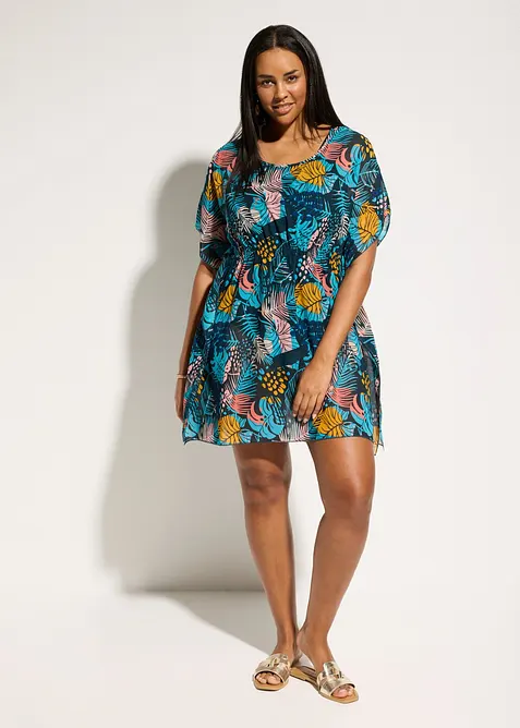Tunica da spiaggia in chiffon leggero, bonprix