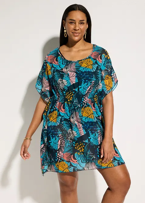 Tunica da spiaggia in chiffon leggero, bonprix