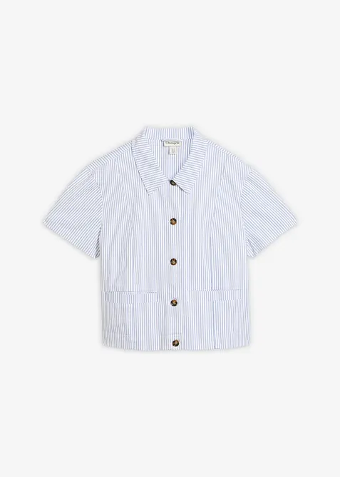 Giacca di jeans a righe, bonprix