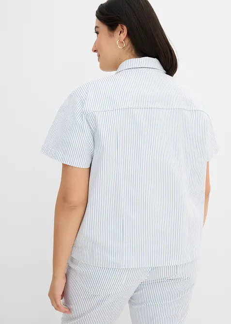 Giacca di jeans a righe, bonprix