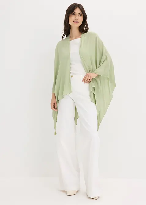 Poncho estivo in pura viscosa, bonprix