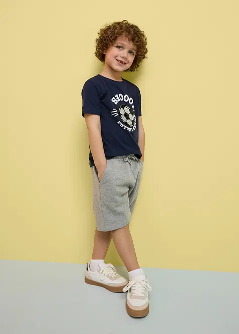T-shirt in puro cotone biologico con paillettes reversibili, bonprix