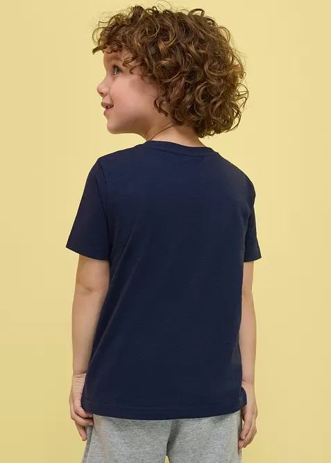 T-shirt in puro cotone biologico con paillettes reversibili, bonprix