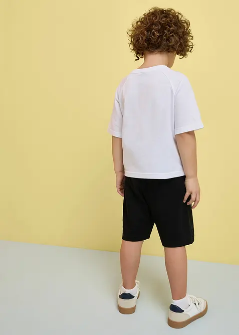 T-shirt e pantaloni corti in cotone biologico morbido (set 2 pezzi), bonprix