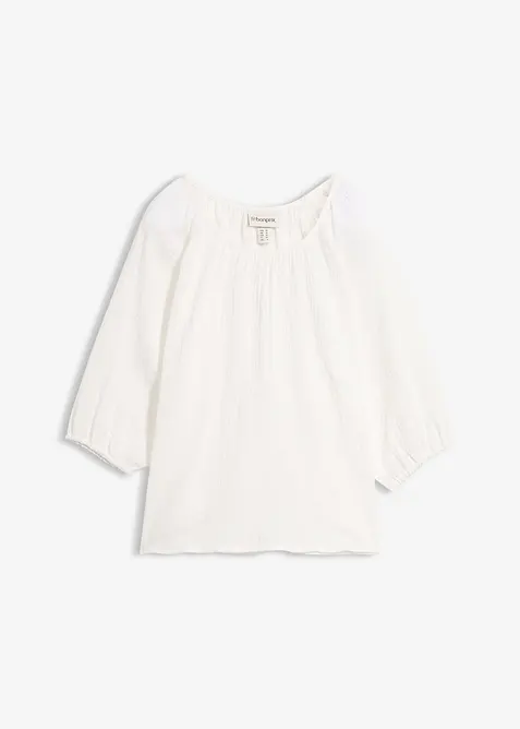 Tunica in mussola di puro cotone, bonprix