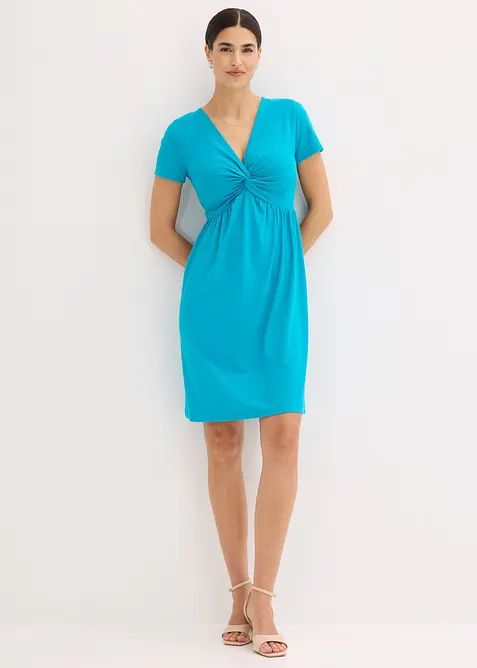 Abito di jersey con scollatura profonda, bonprix