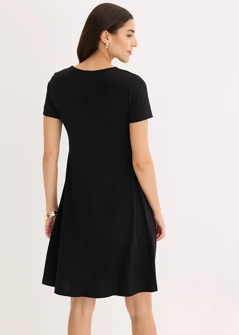 Abito di jersey con scollatura profonda, bonprix