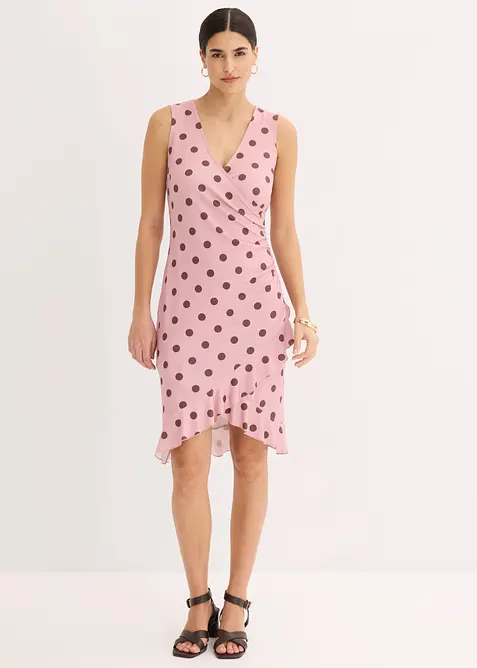 Abito di jersey con scollatura profonda, bonprix