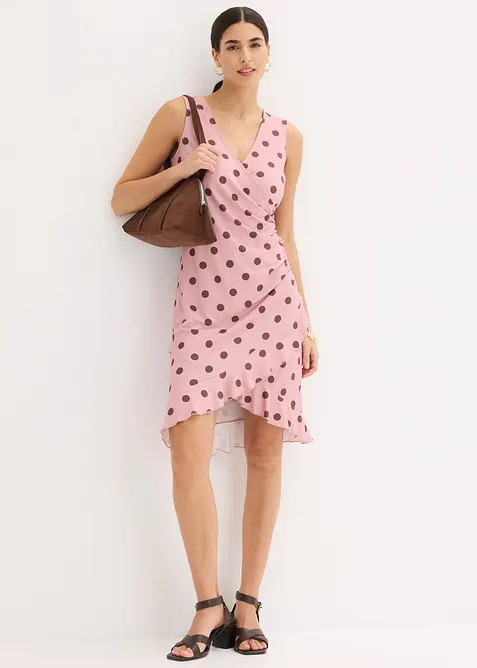 Abito di jersey con scollatura profonda, bonprix