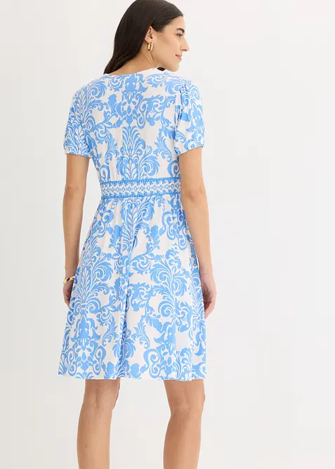 Abito di jersey con scollatura profonda, bonprix