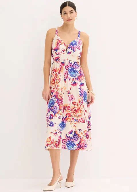 Abito lungo con scollatura profonda, bonprix