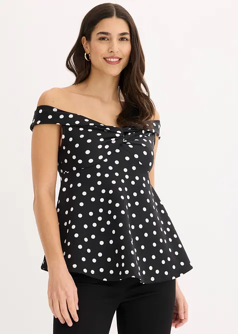 Maglia con spalle scoperte e scollatura profonda, bonprix