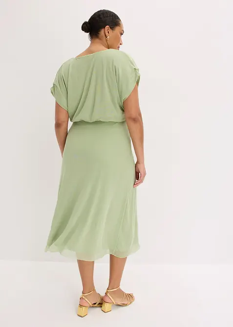 Abito in jersey di mesh morbido, bonprix