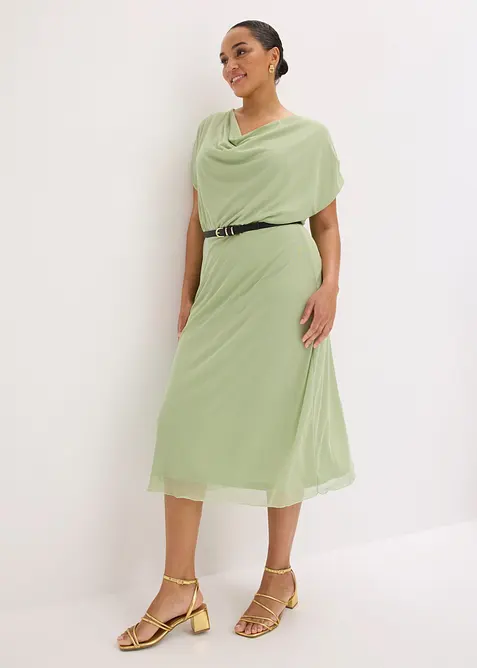 Abito in jersey di mesh morbido, bonprix