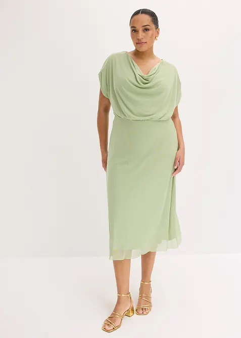 Abito in jersey di mesh morbido, bonprix