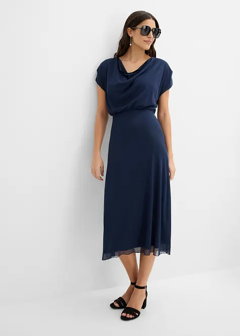 Abito in jersey di mesh morbido, bonprix