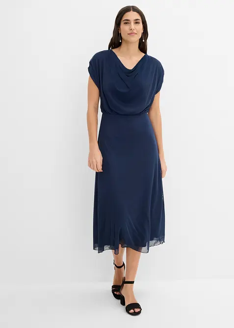 Abito in jersey di mesh morbido, bonprix