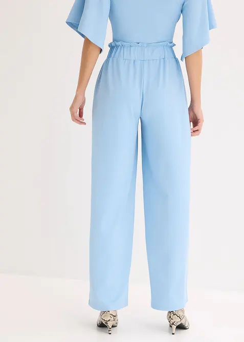 Pantaloni in jersey a vita alta, bonprix