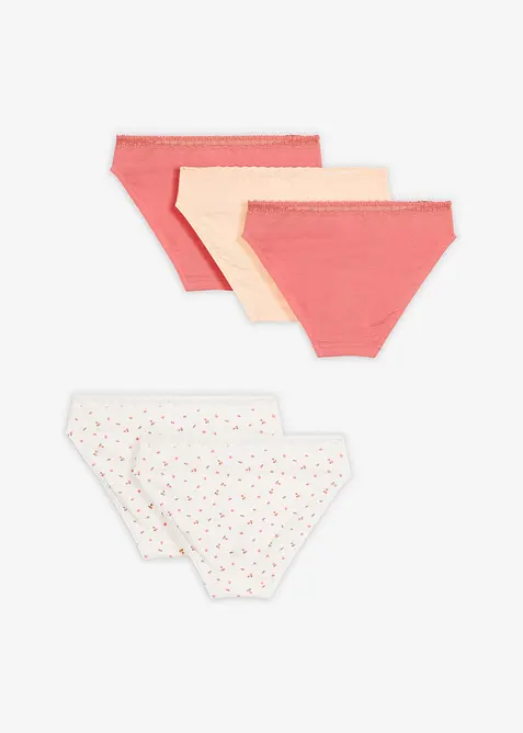 Slip con morbido cotone (pacco da 5), bonprix
