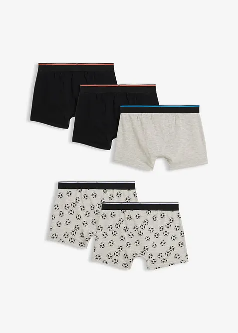 Boxer aderenti con morbido cotone (pacco da 5), bonprix