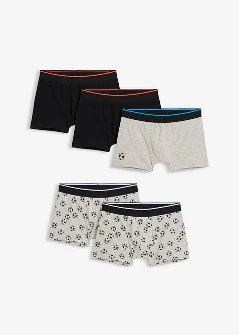 Boxer aderenti con morbido cotone (pacco da 5), bonprix