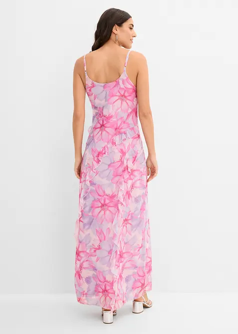 Abito con spalline in mesh morbido, bonprix