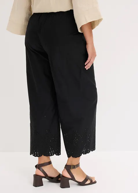 Pantaloni culotte in puro cotone, bonprix