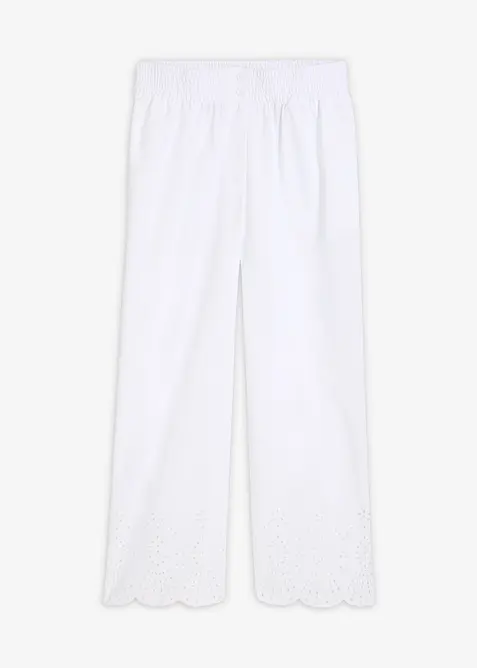 Pantaloni culotte in puro cotone, bonprix