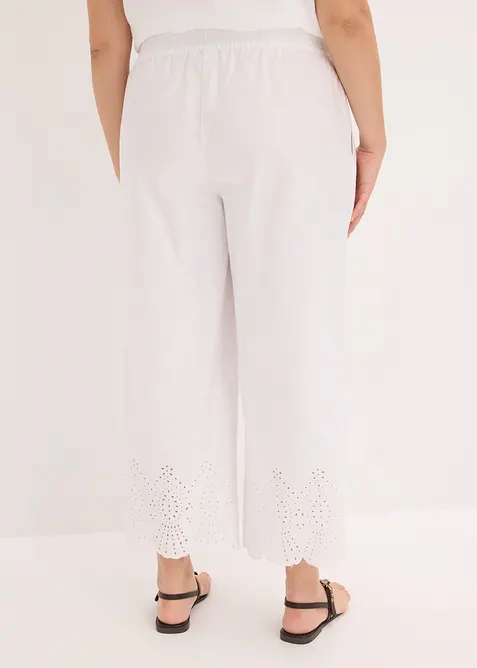 Pantaloni culotte in puro cotone, bonprix
