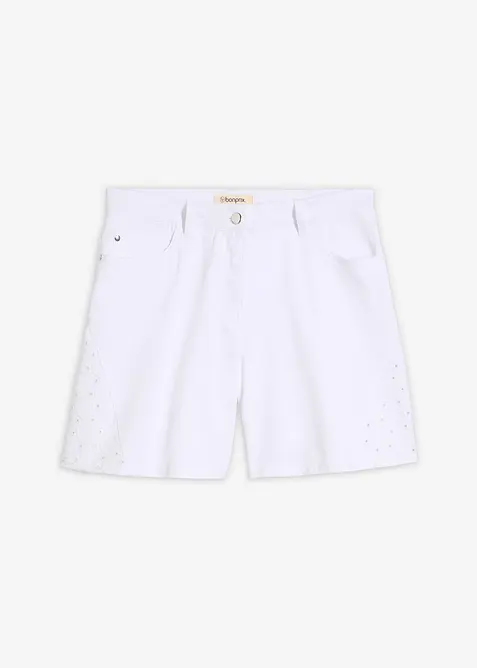 Shorts con ricami traforati, bonprix