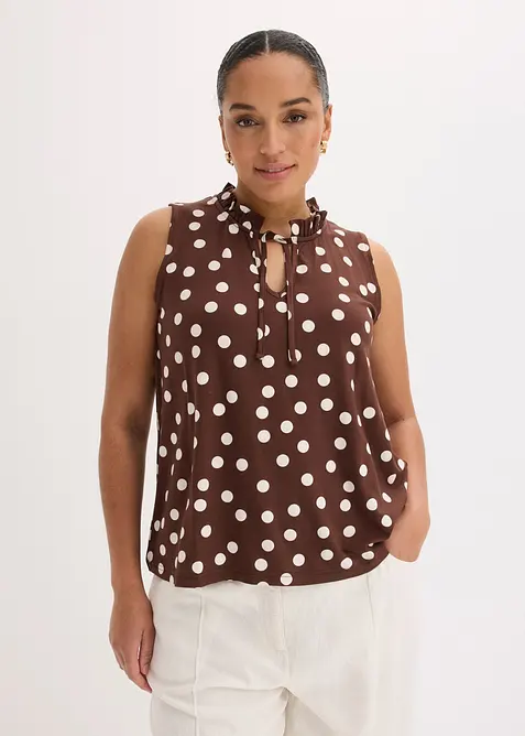 Top in jersey di misto viscosa, bonprix