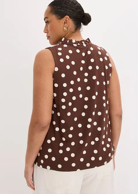 Top in jersey di misto viscosa, bonprix