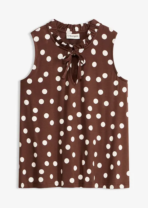 Top in jersey di misto viscosa, bonprix