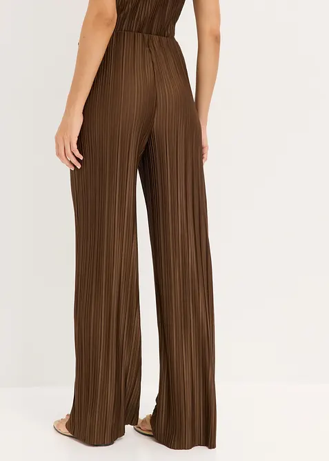 Pantaloni a palazzo plissettati, bonprix