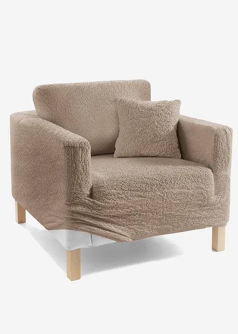 Copridivano elasticizzato con effetto crinkle, bpc living bonprix collection