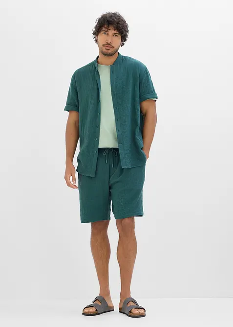 Camicia e shorts di mussola (set 2 pezzi), bonprix