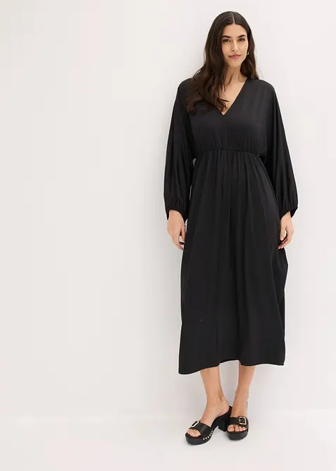 Abito midi con scollatura profonda, bonprix