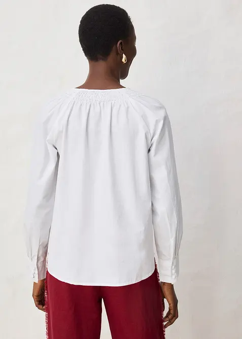 Tunica con percentuale di seta, bonprix