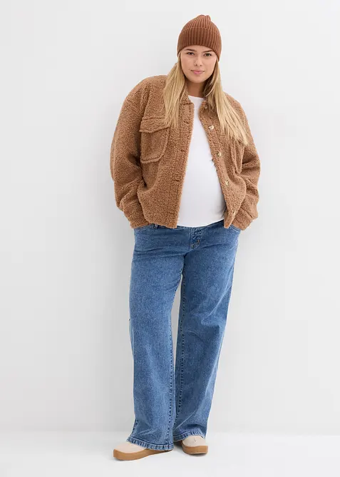 Jeans pr&eacute;maman in cotone biologico, loose fit, bonprix