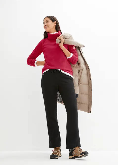 Piumino lungo con fodera in fantasia idrorepellente, bonprix