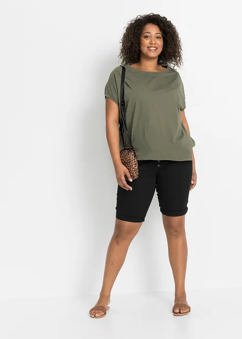 Maglia lunga in puro cotone, bonprix