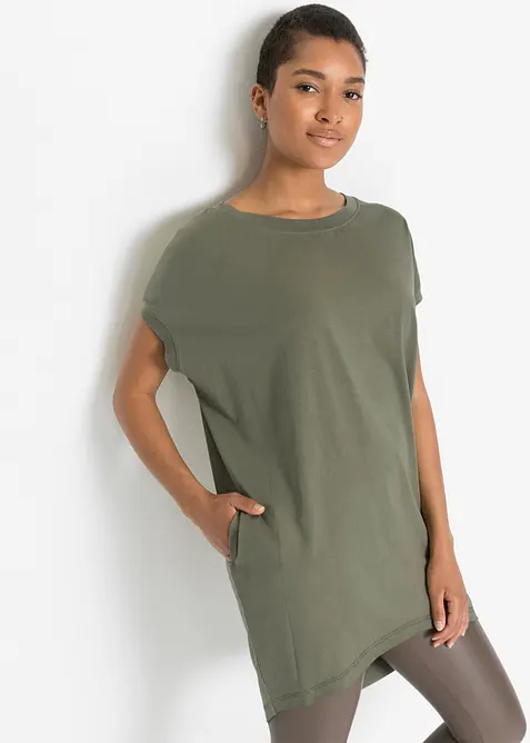 Maglia lunga in puro cotone, bonprix