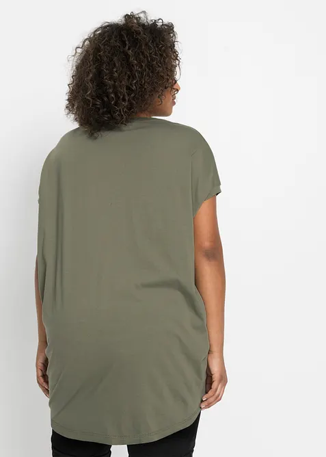 Maglia lunga in puro cotone, bonprix
