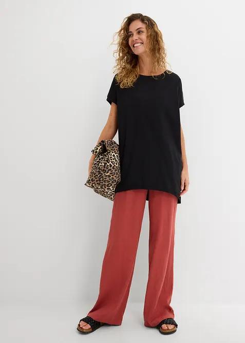 Maglia lunga in puro cotone, bonprix