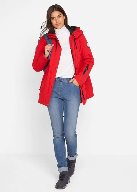 Parka tecnico impermeabile con cappuccio, bonprix