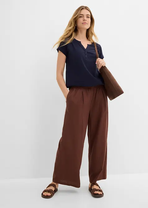 Maglia in cotone a maniche corte, bonprix