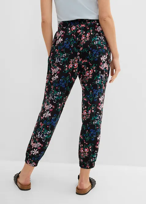 Pantaloni alla turca in misto viscosa, bonprix